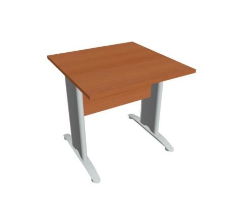 Rokovací stôl Cross, 80x75,5x80 cm, čerešňa/kov