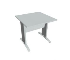 Rokovací stôl Cross, 80x75,5x80 cm, sivý/kov