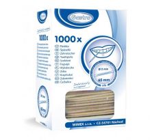 Špáradlá drevené hygienicky balené 2 x 65 mm (1000 ks)