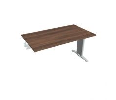 Rokovací stôl Flex, 140x75,5x80 cm, orech/kov