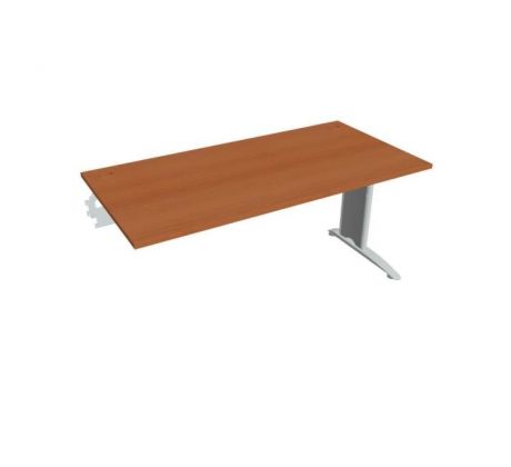 Pracovný stôl Flex, 160x75,5x80 cm, čerešňa/kov