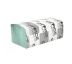 Papierové utierky Office Products ZZ 1-vrstvové zelené recykel (20 bal.)