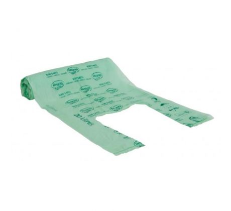 Taška kompostovateľná BioBag na nákup / odpad 20 l 42 x 54 cm 25 ks