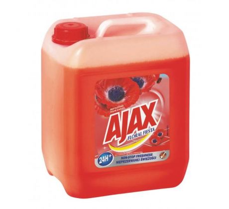 Ajax na podlahy Floral Fiesta 5 l Red Flowers (červený)