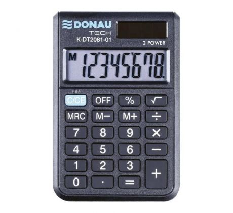 Kalkulačka Donau Tech K-DT2081 čierna