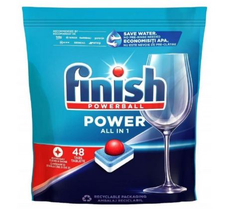 Finish tablety do umývačky riadu All in1 (48 ks)