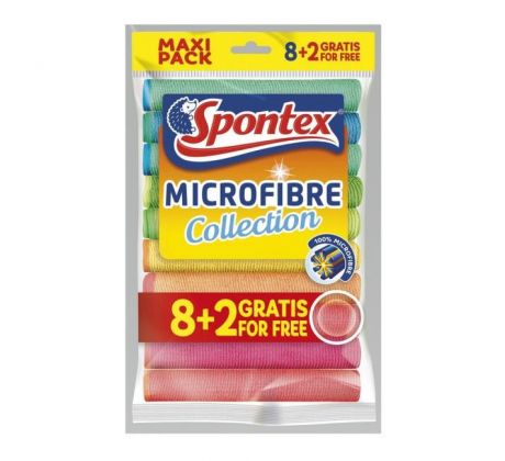 Utierky Spontex Microfibre 8 + 2 ZDARMA