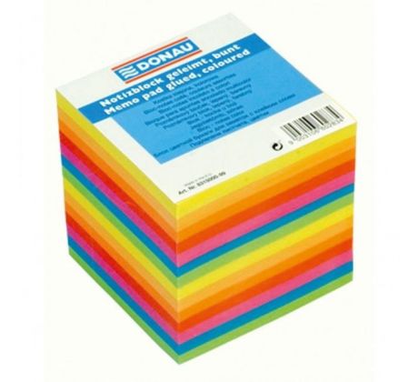 Poznámkový bloček kocka nelepená 90x90x90mm mix farieb