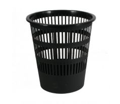Kôš plastový rebrovaný 12 ℓ čierny