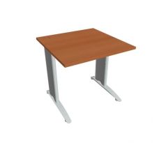 Pracovný stôl Flex, 80x75,5x80 cm, čerešňa/kov
