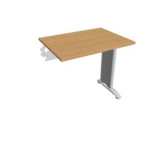 Pracovný stôl Flex, 80x75,5x60 cm, buk/kov