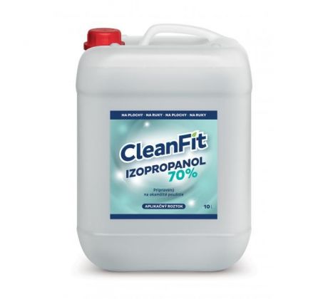 CleanFit alkoholový roztok IZOPROPYLALKOHOL 70% 10 l