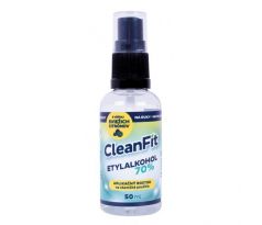 CleanFit dezinfekčný roztok Etylakohol 70% citrus s rozprašovačom 50 ml