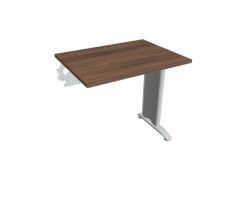 Pracovný stôl Flex, 80x75,5x60 cm, orech/kov
