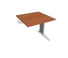 Pracovný stôl Flex, 80x75,5x80 cm, čerešňa/kov