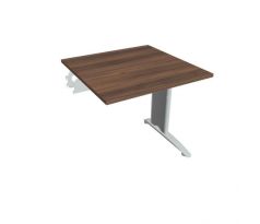 Pracovný stôl Flex, 80x75,5x80 cm, orech/kov