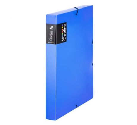Plastový box s gumičkou Karton PP Opaline modrý