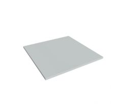 Doplnkový stôl Flex, 80x80 cm, sivá