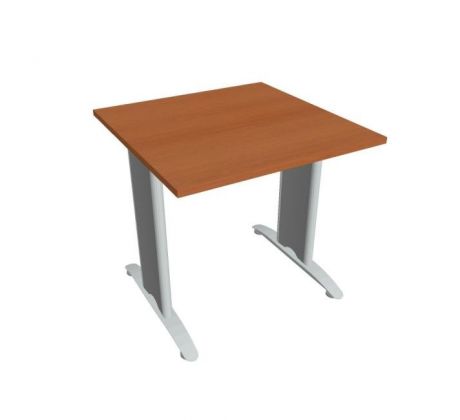 Rokovací stôl Flex, 80x75,5x80 cm, čerešňa/kov