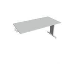 Rokovací stôl Flex, 160x75,5x80 cm, sivý/kov