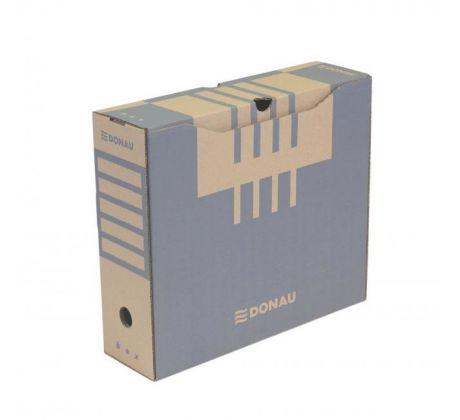 Archívny box DONAU 100mm hnedý