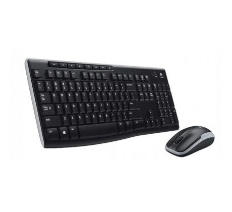 Bezdrôtový set klávesnica Logitech MK 270 + myš, optický, USB, CZ/SK