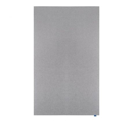 Textilná akustická napichovacia nástenka WALL-UP verikálna 200x119,5 cm tichá sivá