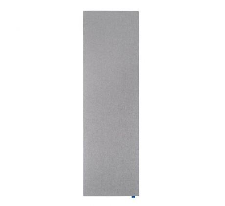 Textilná akustická napichovacia nástenka WALL-UP verikálna 200x59,5 cm tichá sivá