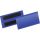 Magnetické vrecko na štítok 100 x 38 mm 50 ks modré