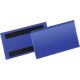 Magnetické vrecko na štítok 150 x 67 mm 50 ks modré