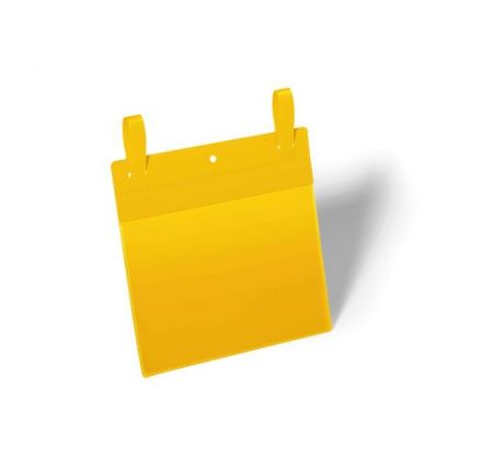 Vrecko na štítok s páskami 210 x 148 mm na šírku 50 ks žlté