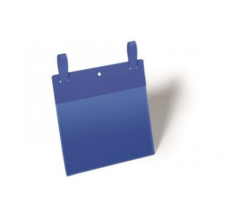 Vrecko na štítok s páskami 210 x 148 mm na šírku 50 ks modré