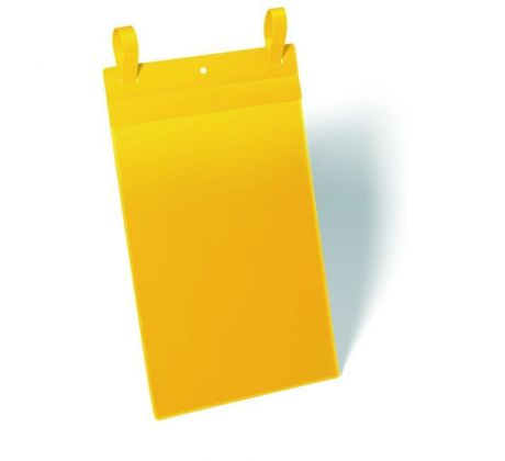 Vrecko na štítok s páskami 210 x 297 mm na výšku 50 ks žlté