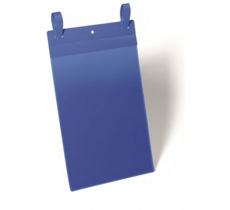 Vrecko na štítok s páskami 210 x 297 mm na výšku 50 ks modré