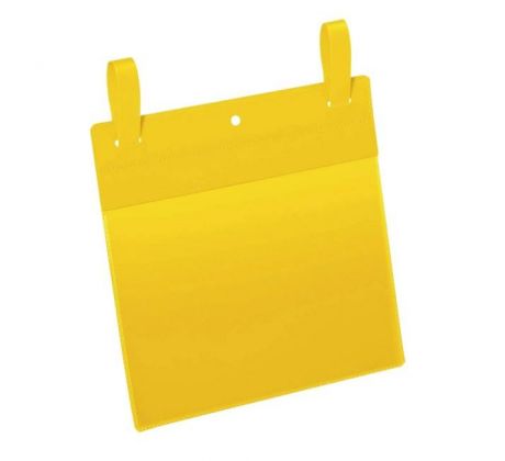 Vrecko na štítok s páskami 297 x 210 mm na šírku 50 ks žlté
