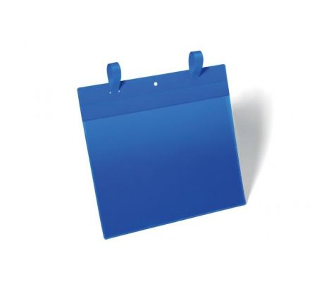 Vrecko na štítok s páskami 297 x 210 mm na šírku 50 ks modré