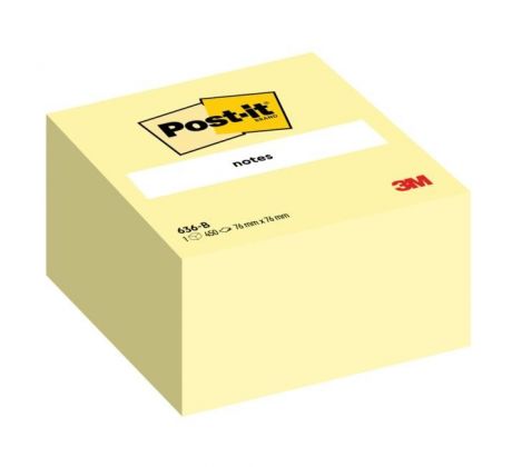 Samolepiaci bloček Post-it 76x76 žltá 450l
