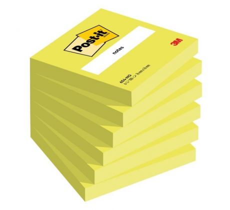 Samolepiaci bloček Post-it 76x76 zelený 6 x 100 lístkov