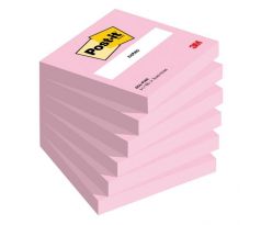 Bloček Post-it 76x76 ružový 6 x 100 lístkov