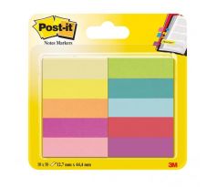 Záložky Post-it papierové, 12,7x44,4 mm