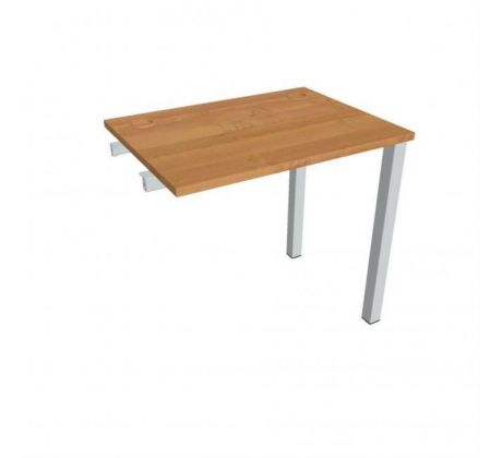 Pracovný stôl Uni k pozdĺ. reťazeniu, 80x75,5x60 cm, jelša/sivá