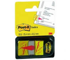 Záložky Post-it Index široké 25,4x43,2 `podpis`