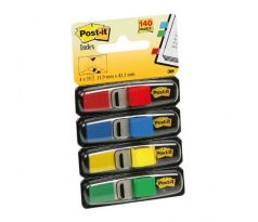 Post-it index úzky, 11,9x43,1 mm, klasické farby