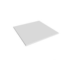 Doplnkový stôl Flex, 80x80 cm, biela
