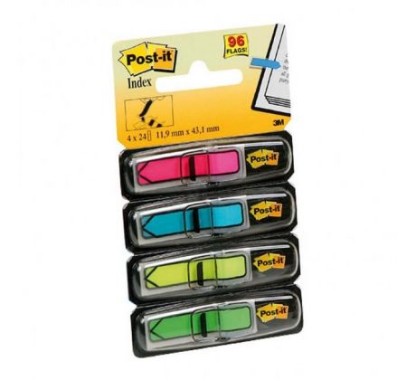 Post-it index šípky neónové, 11,9 x 43,1 mm