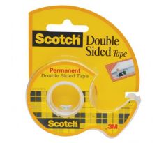 DARČEK - Lepiaca páska obojstranná Scotch 12 mm x 6,3 m s dispenzorom - Objednaj 3 ks a dostaneš darček 1 ks Sada voskovky a farbičky /BD ( Platí do 30.9.2023)
