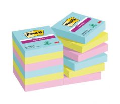 Samolepiaci bloček Post-it Super Sticky COSMIC 47.6x47.6mm, 12 bločkov po 90 lístkov