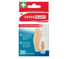 3M Spofaplast Náplasti prvej pomoci 607, mix, 20 ks