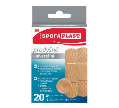 3M Spofaplast 176N Univerzálne náplasti, mix, 20ks