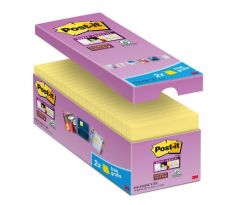 Samolepiaci bloček Post-it Super Sticky žlté 76x76mm 16x90l